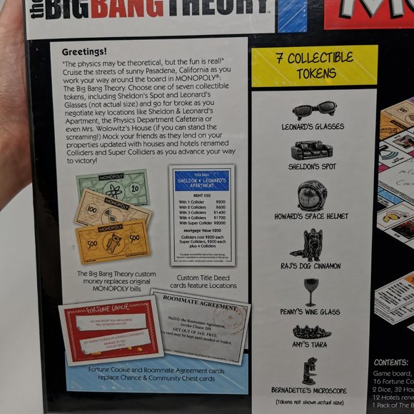 Monopoly The Big Bang Theory Version Board Game - Picture 4 of 7
